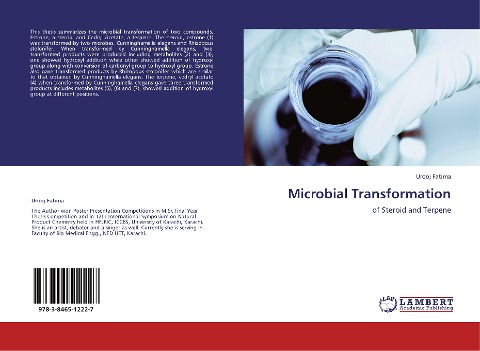 Microbial Transformation: of Steroid and Terpene