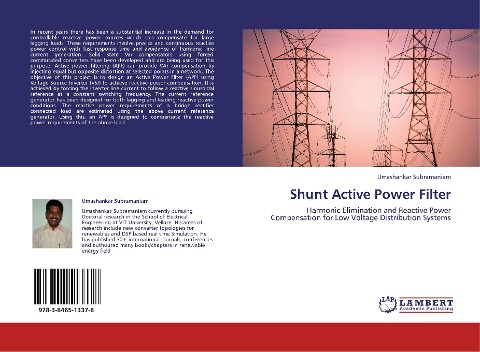 Shunt Active Power Filter: Harmonic Elimination and Reactive Power Compensation for Low Voltage Distribution Systems