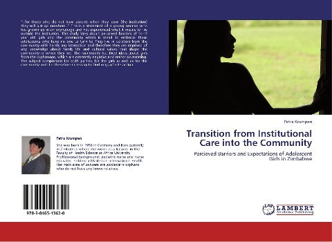 Transition from Institutional Care into the Community: Percieved Barriers and Expectations of Adolescent Girls in Zimbabwe
