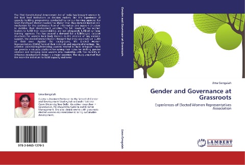 Gender and Governance at Grassroots: Experiences of Elected Women Representatives Association