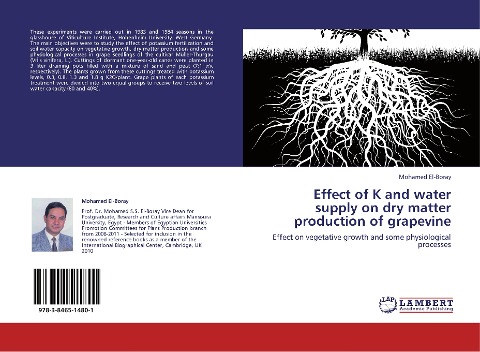 Effect of K and water supply on dry matter production of grapevine: Effect on vegetative growth and some physiological processes