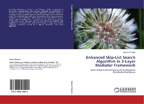 Enhanced Skip-List Search Algorithm in 3-Layer Mediator Framework: General Mediation Framework for Disjoined Distributed Databases