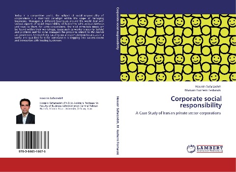 Corporate social responsibility: A Case  Study of Iranian private sector corporations