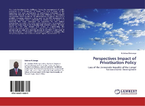 Perspectives Impact of Privatisation Policy: Case of the Democratic Republic of the Congo Socioeconomic Development
