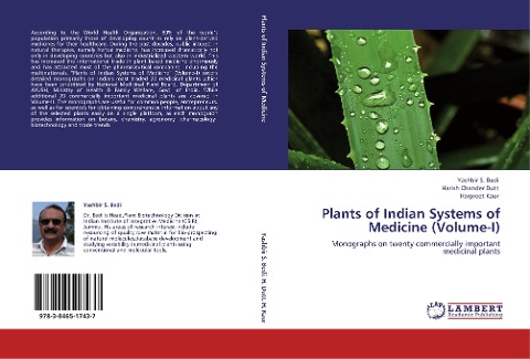 Plants of Indian Systems of Medicine (Volume-I): Monographs on twenty commercially important medicinal plants