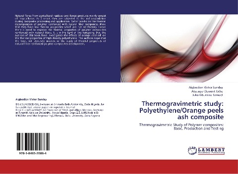 Thermogravimetric study: Polyethylene/Orange peels ash composite: Thermogravimetric Study of Polymer composites: Basic, Production and Testing