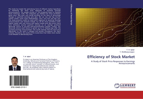 Efficiency of Stock Market: A Study of Stock Price Responses to Earnings Announcements