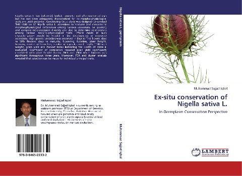 Ex-situ conservation of Nigella sativa L.: In Germplasm Conservation Perspective