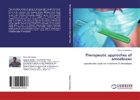 Therapeutic approches of amoebiasis: Experimental Study For Treatment Of Amoebiasis