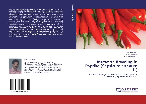 Mutation Breeding in Paprika (Capsicum annuum L.): Influence of physical and chemical mutagens on paprika (Capsicum annuum L.)