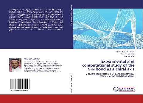 Experimental and computational study of the N-N bond as a chiral axis: 3-acylaminoquinazolin-4-(3H) one derivatives as chemoselective acetylating agents