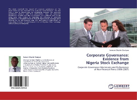 Corporate Governance: Evidence from  Nigeria Stock Exchange: Corporate Governance Mechnisms and Performance of Non-Financial Firms (1996-2007)