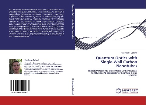 Quantum Optics with Single-Wall Carbon Nanotubes: Photoluminescence experiments with individual nanotubes and proposals for quantum optics schemes