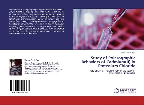 Study of Polarographic Behaviors of Cadmium(II) in Potassium Chloride: Role of Manual Polarography in the Study of Polarographic Behaviours