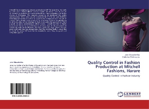 Quality Control in Fashion Production at Mitchell Fashions, Harare: Quality Control in Fashion Industry