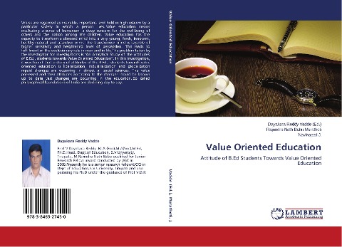 Value Oriented Education: Attitude of B.Ed Students Towards Value Oriented Education