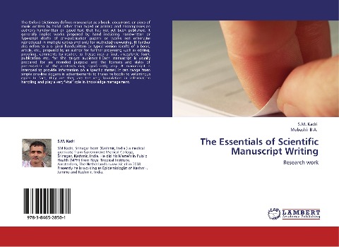 The Essentials of Scientific Manuscript Writing: Research work
