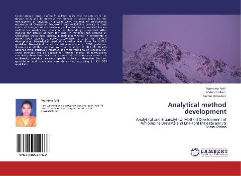 Analytical method development: Analytical and Bioanalytical Method Development of Amlodipine Besylate and Enalapril Maleate and its Formulation