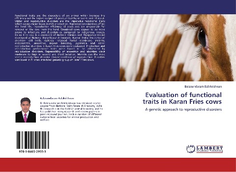 Evaluation of functional traits in Karan Fries cows: A genetic approach to reproductive disorders