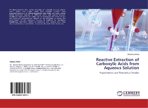 Reactive Extraction of Carboxylic Acids from Aqueous Solution: Experimental and Theoretical Studies