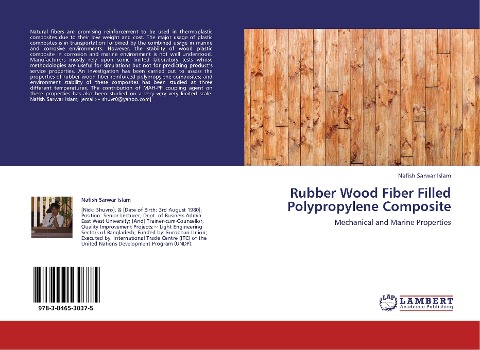 Rubber Wood Fiber Filled Polypropylene Composite: Mechanical and Marine Properties