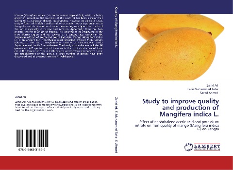 Study to improve quality  and production of  Mangifera indica L.: Effect of naphthalene acetic acid and potassium nitrate on fruit quality of mango (Mangifera indica L.) cv. Langra