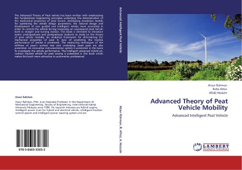 Advanced Theory of Peat Vehicle Mobility: Advanced Intelligent Peat Vehicle