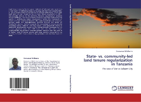 State- vs. community-led land tenure regularization in Tanzania: The case of Dar es Salaam City