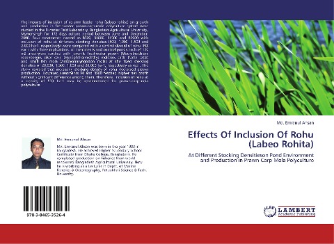 Effects Of Inclusion Of Rohu (Labeo Rohita): At Different Stocking Densitieson Pond Environment and Production in Prawn-Carp-Mola Polyculture