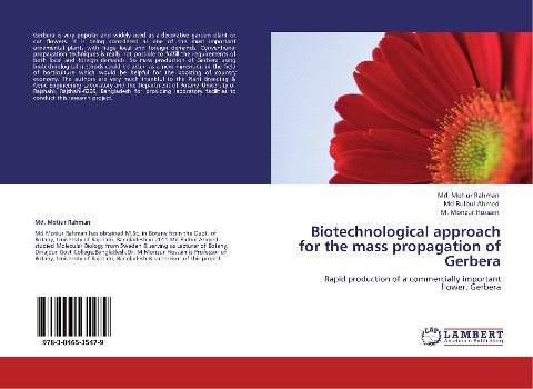 Biotechnological approach for the mass propagation of Gerbera: Rapid production of a commercially important flower, Gerbera