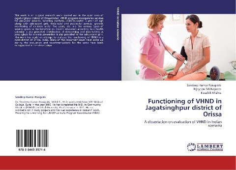Functioning of VHND in Jagatsinghpur district of Orissa: A dissertation on evaluation of VHND in Indian scenario