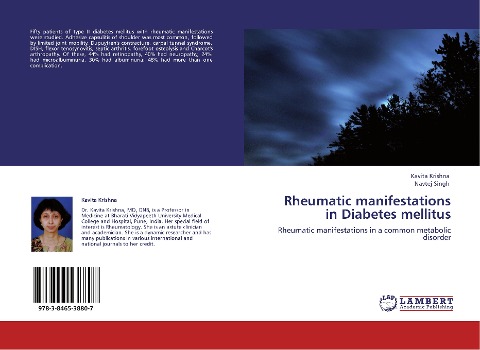 Rheumatic manifestations in Diabetes mellitus: Rheumatic manifestations in a common metabolic disorder