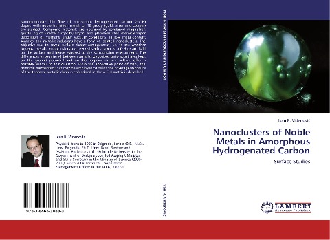 Nanoclusters of Noble Metals in Amorphous Hydrogenated Carbon: Surface Studies