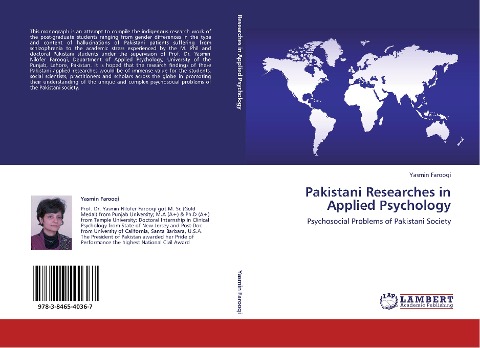 Pakistani Researches in Applied Psychology: Psychosocial Problems of Pakistani Society