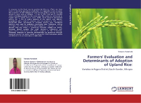 Farmers Evaluation and Determinants of Adoption of Upland Rice:: Varieties in Fogera District,South Gondar, Ethiopia