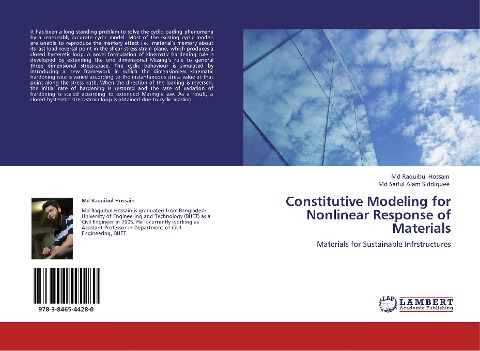 Constitutive Modeling for Nonlinear Response of Materials: Materials for Sustainable Infrstructures