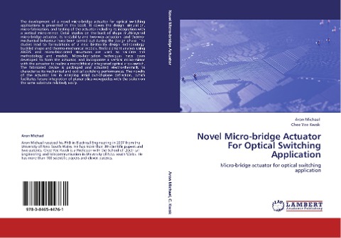 Novel Micro-bridge Actuator For Optical Switching Application: Micro-bridge actuator for optical switching application