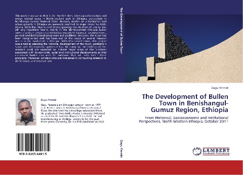 The Development of Bullen Town in Benishangul-Gumuz Region, Ethiopia: From Historical, Socioeconomic and Institutional Perspectives, North-Western Ethiopia, October 2011