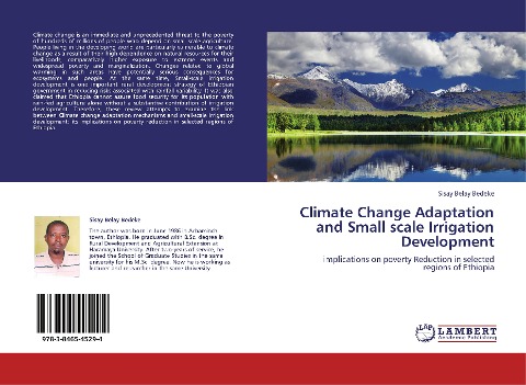 Climate Change Adaptation and Small scale Irrigation Development: implications on poverty Reduction in selected regions of Ethiopia