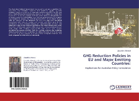 GHG Reduction Policies in EU and Major Emitting Countries:: Implications for Australian Policy Formulation