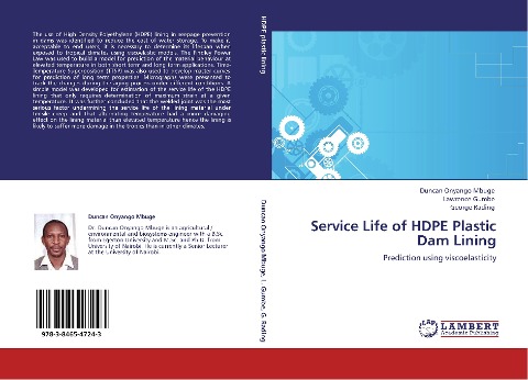 Service Life of HDPE Plastic Dam Lining: Prediction using viscoelasticity