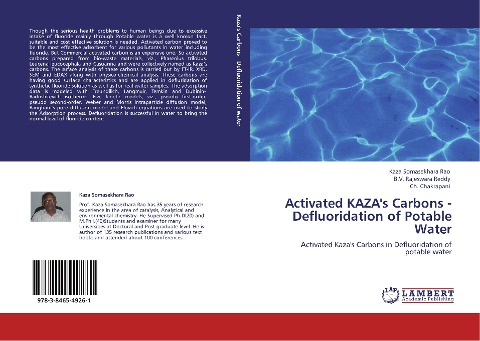 Activated KAZAs Carbons - Defluoridation of Potable Water: Activated Kazas Carbons in Defluoridation of potable water