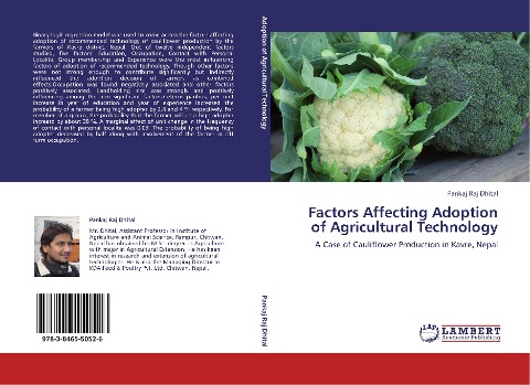 Factors Affecting Adoption of Agricultural Technology: A Case of Cauliflower Production in Kavre, Nepal
