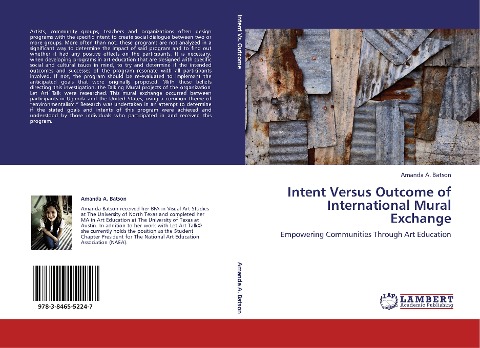 Intent Versus Outcome of International Mural Exchange: Empowering Communities Through Art Education