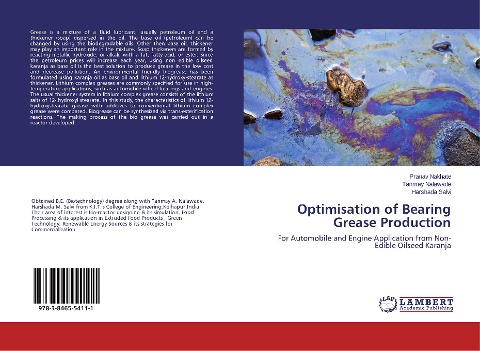 Optimisation of Bearing Grease Production: For Automobile and Engine Application from Non-Edible Oilseed Karanja