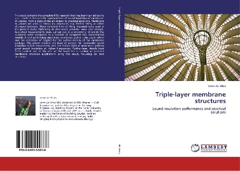 Triple-layer membrane structures: Sound insulation performance and practical solutions