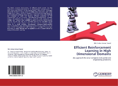 Efficient Reinforcement Learning in High Dimensional Domains: An approach to solve complex real world and engineeing problems