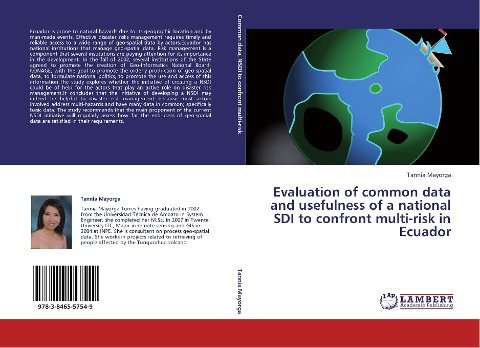 Evaluation of common data and usefulness of a national SDI to confront multi-risk in Ecuador