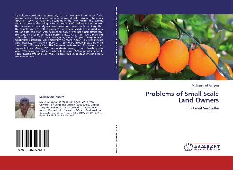 Problems of Small Scale Land Owners: In Tehsil Sargodha