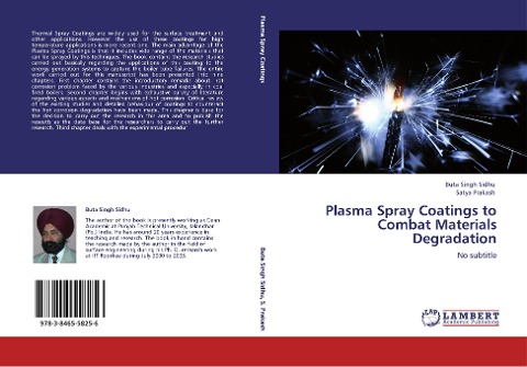 Plasma Spray Coatings to Combat Materials Degradation: No subtitle
